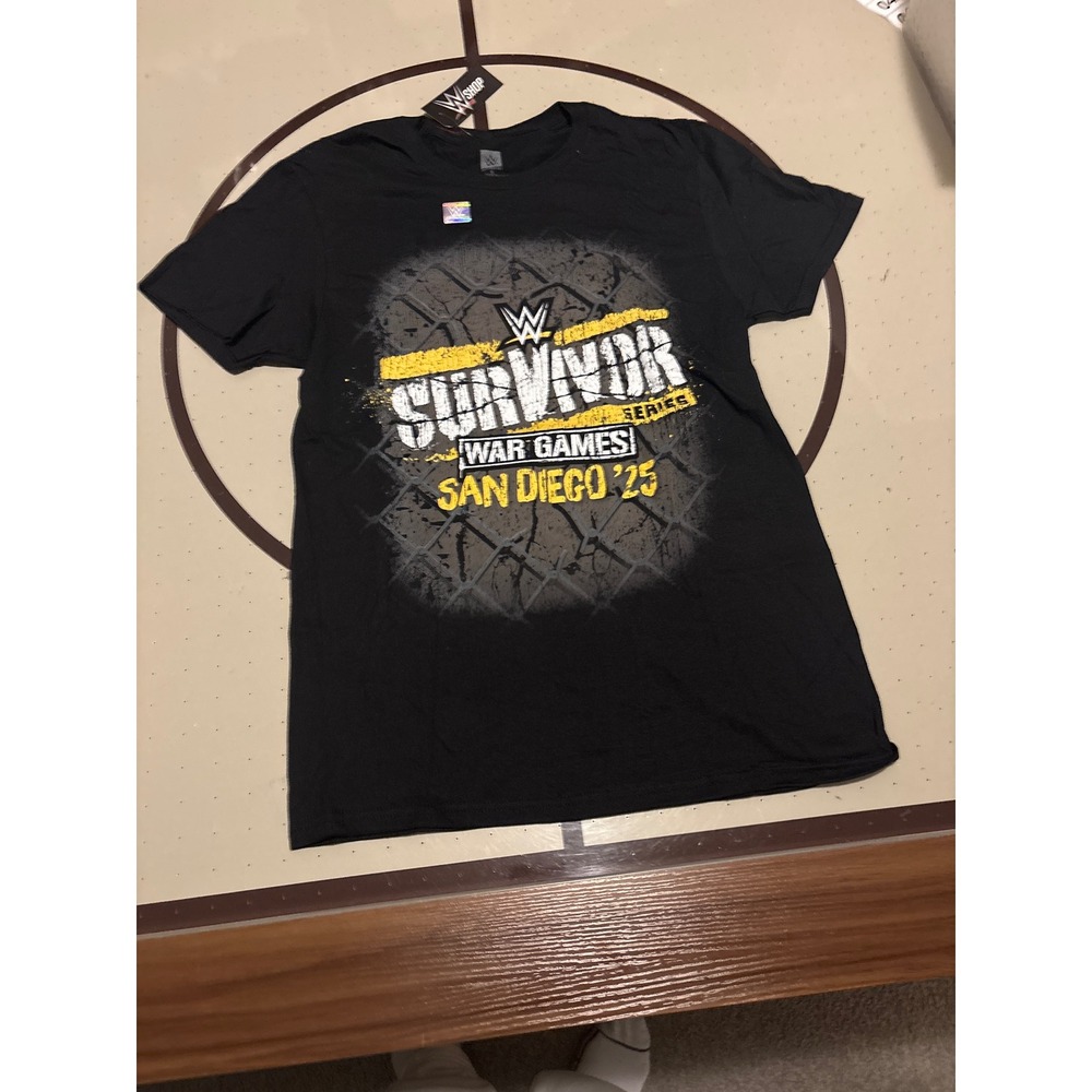 1320 WWE Survivor Series War Games San Diego 2025 I Was There Black Small NWT